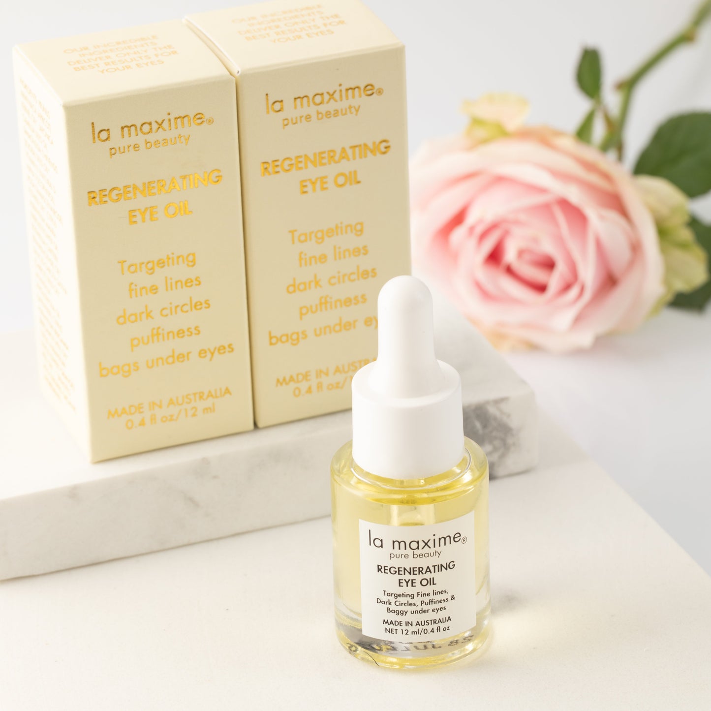 REGENERATING EYE OIL : TARGETING FINE LINES, DARK CIRCLES AND BAGS UNDER EYES, 12ML