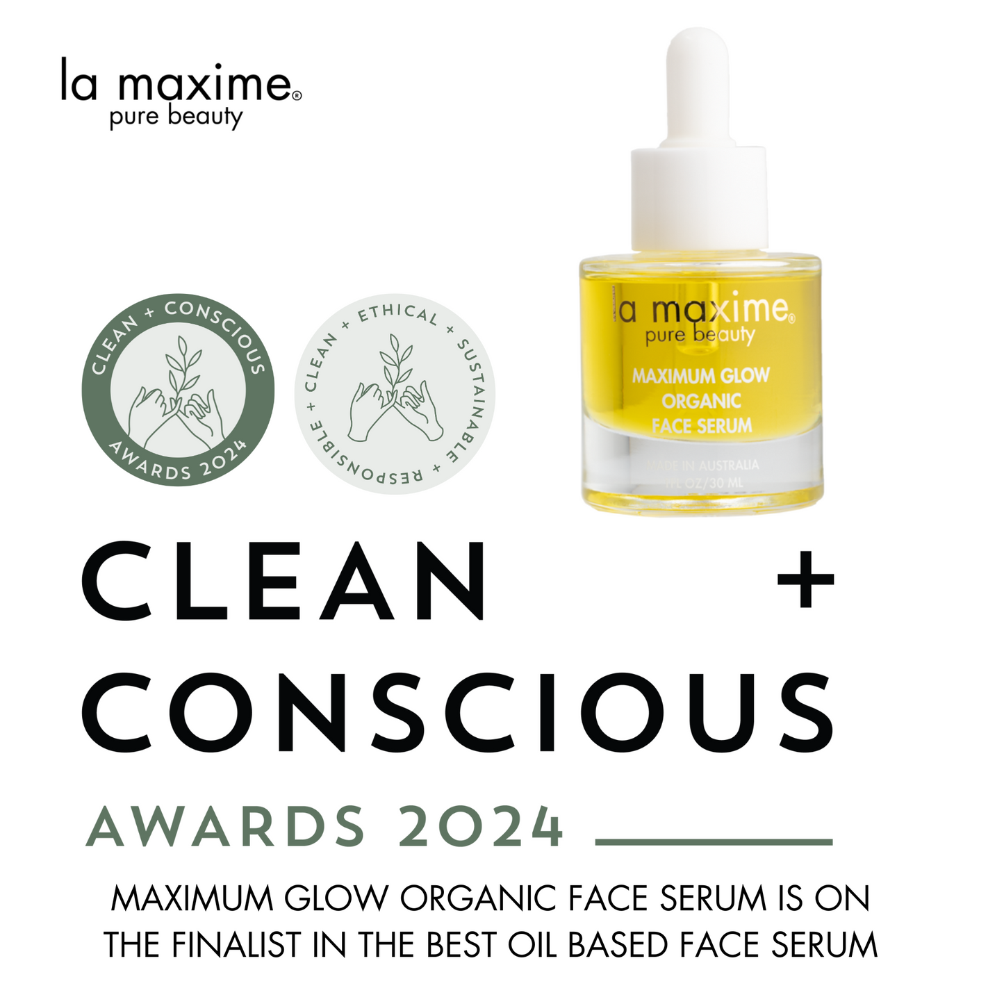 MAXIMUM GLOW ORGANIC FACE SERUM